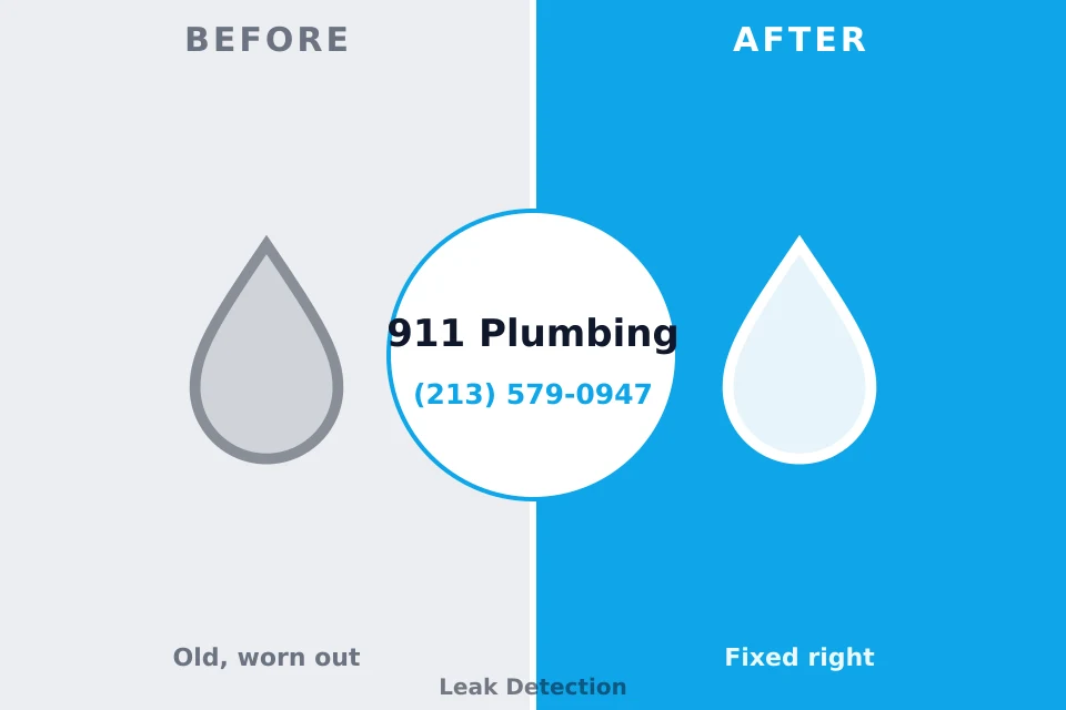 Before and after: plumbing repair Homeacre-Lyndora, PA